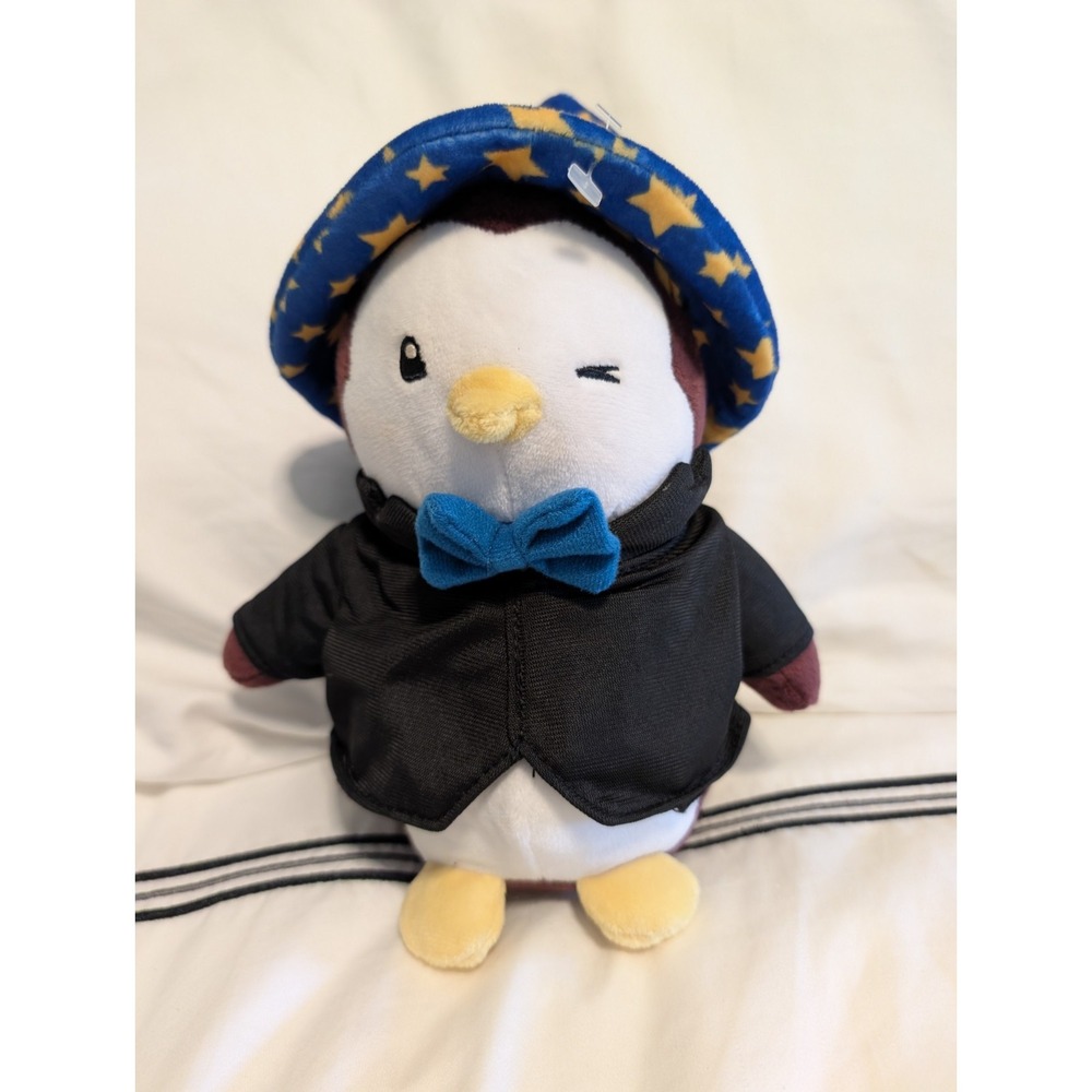 Pudgy Penguins Wizard Plush Penguin‎ Toy PMI Kids World Winking Magician Stuffed